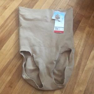 NWT Assets by Spanx Nude High-Waist Panty 1X
